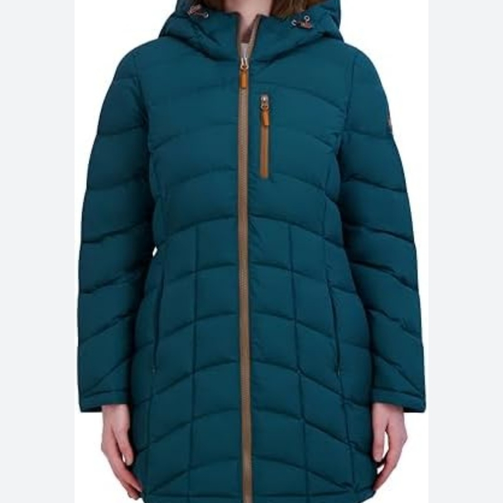 HFX Women's Stretch Shell Water Resistant Jacket Coat Parka Puffer NEW